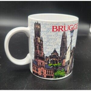 Nels Brugge Belgium Ceramic Mug